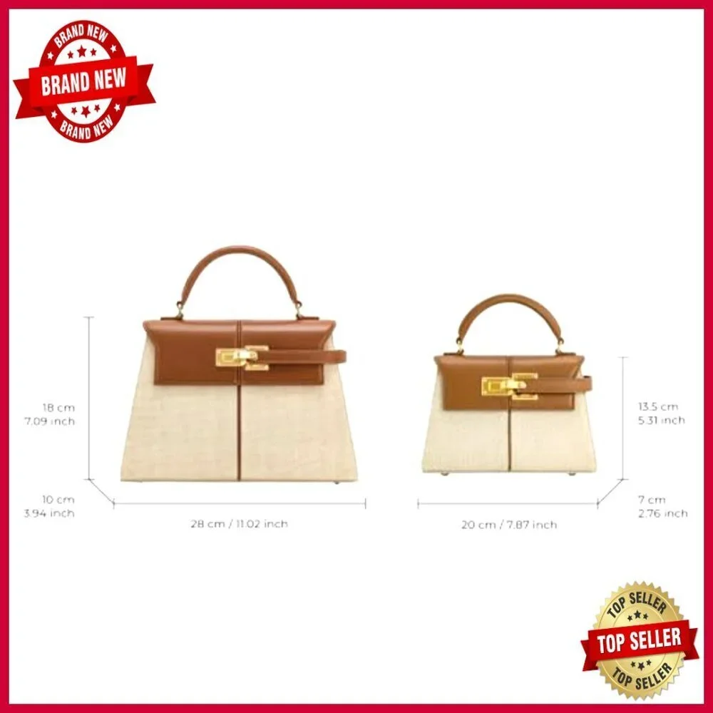 Large Vegan Leather Satchel with Adjustable Strap, Top Handle Bag